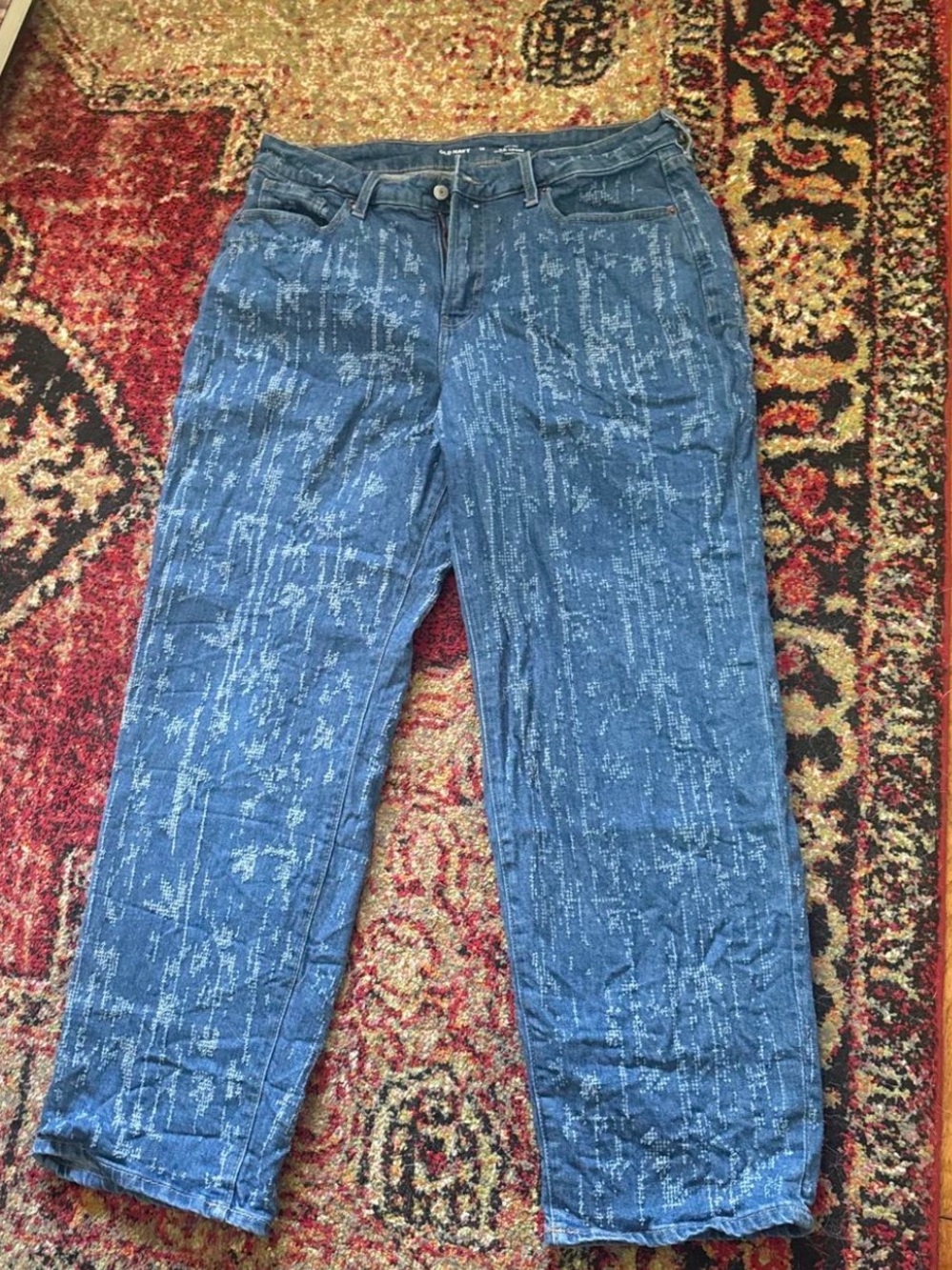 Old Navy Blue Straight Leg Jeans